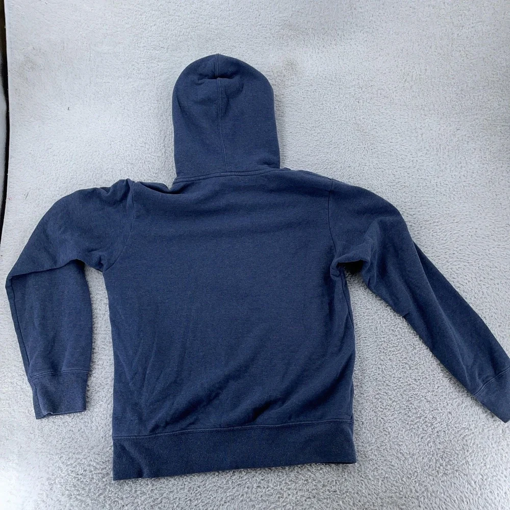 The North Face Hoodie Mens Medium Navy Blue Never Stop‎ Exploring Sweatshirt